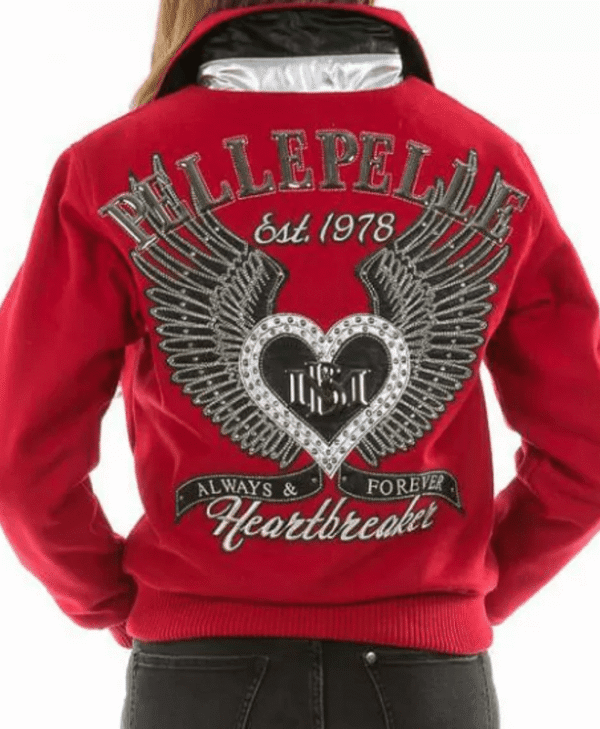 Pelle Pelle Red Heart Breaker Wool Jacket