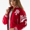 Pelle Pelle Red Varsity Jacket 1