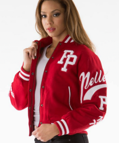 Pelle Pelle Red Varsity Jacket 1