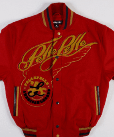 Pelle Pelle Red Varsity Jacket