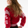 Pelle Pelle Red Varsity Wool Jacket