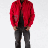 Pelle Pelle Red Wool Jacket