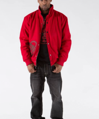 Pelle Pelle Red Wool Jacket