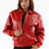 Pelle Pelle Red Zippered Jacket