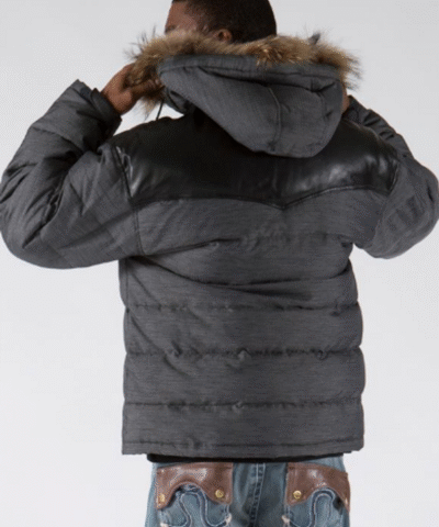Pelle Pelle Shield Yoke Fur Gray Jacket