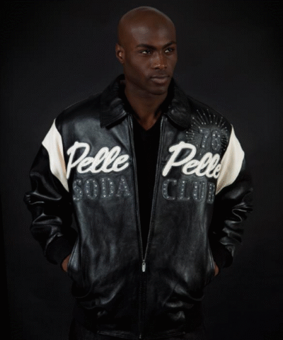 Pelle Pelle Soda Club Black Leather Jacket