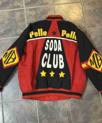 Pelle Pelle Soda Club Black Red Jacket