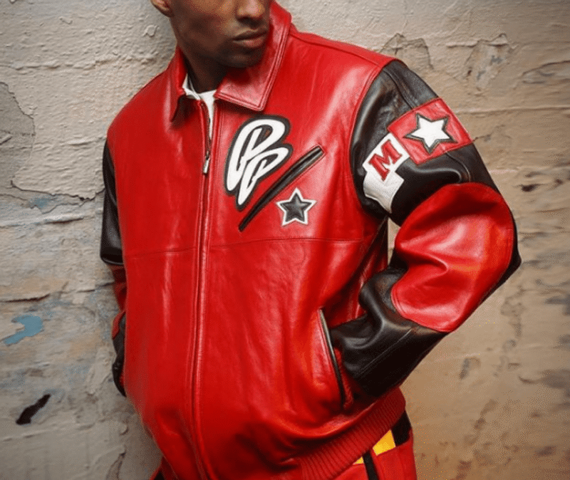 Pelle Pelle Soda Club Red And Black Jacket