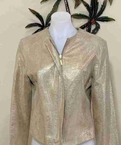 Pelle Pelle Soft Leather Gold Jacket