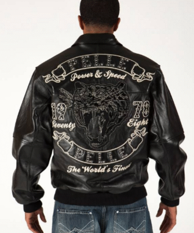 Pelle Pelle Tiger Black Plush Jacket