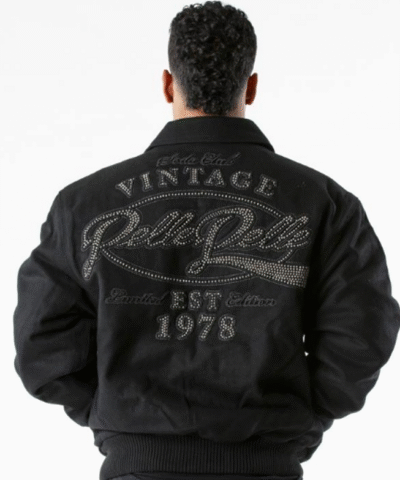 Pelle Pelle Vintage Studded Wool Jacket