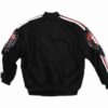 Pelle Pelle White and Red Stripe Jacket