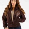 Pelle Pelle Women Brown Wool Jacket