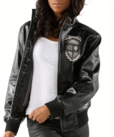 Pelle Pelle Women Dynasty Black Leather Jacket