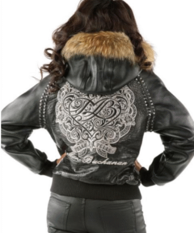Pelle Pelle Womens Vintage Black Leather Jacket