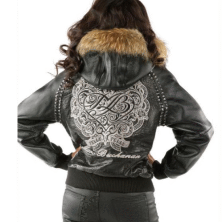 Pelle Pelle Womens Vintage Black Leather Jacket