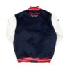 Pelle Pelle World Famous Wool and Leather Navy Varsity Jacket