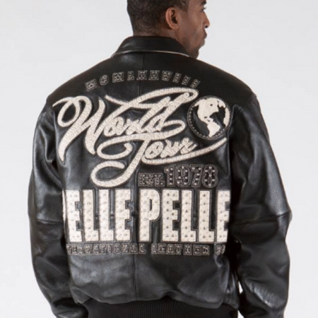 Pelle Pelle World Tour Blackivory Leather Jacket
