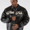 Pelle Pelle World Tour Blackivory Plush Leather Jacket