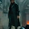 Pierre Niney The Count of Monte Cristo Leather Coat