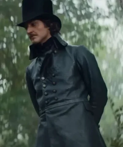Pierre Niney The Count of Monte Cristo Leather Coat For Sale 510x638 1