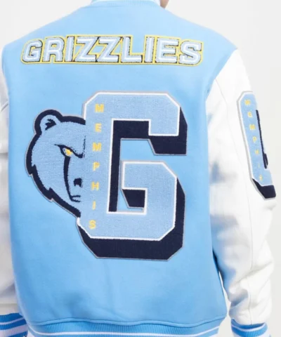 Pro Standard Memphis Grizzlies Varisty Jacket Back 2400x