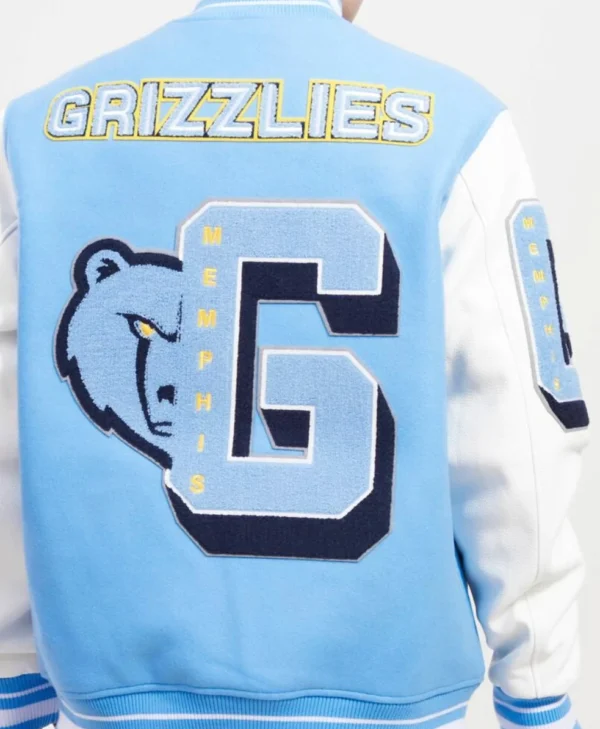 Pro Standard Memphis Grizzlies Varisty Jacket Back 2400x