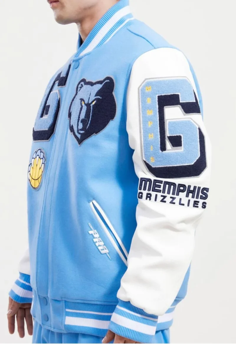 Pro Standard Memphis Grizzlies Varisty Jacket Side