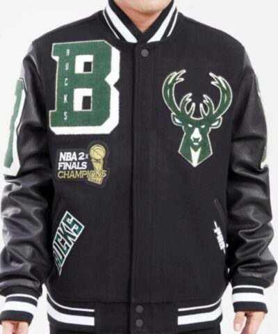 Pro Standard Milwaukee Bucks Varsity Jacket