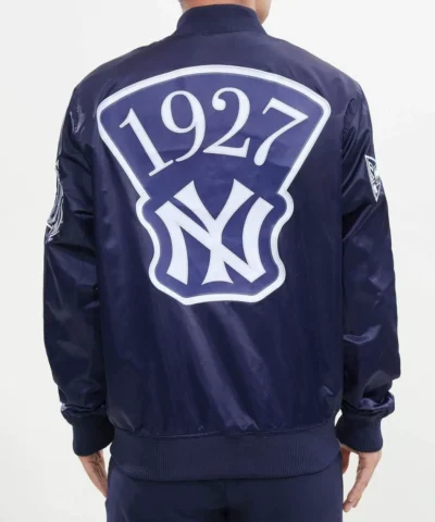 Pro Standard New York Yankees Navy Satin Jackets