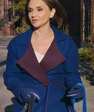 Rachael Leigh Cook Sisterhood Inc Blue Front Coat