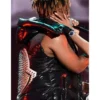 Rapper Juice Wrld Black Puffer Vest With Studs For Sale