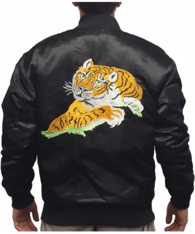 Rocky Balboa Tiger Satin Jacket
