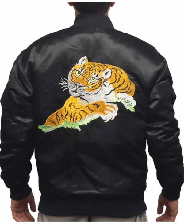 Rocky Balboa Tiger Satin Jacket