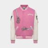 Rod Godspeed Skull Varsity Pink Jacket