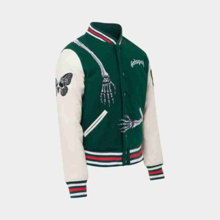 Rod Green Godspeed Skull Varsity Jacket
