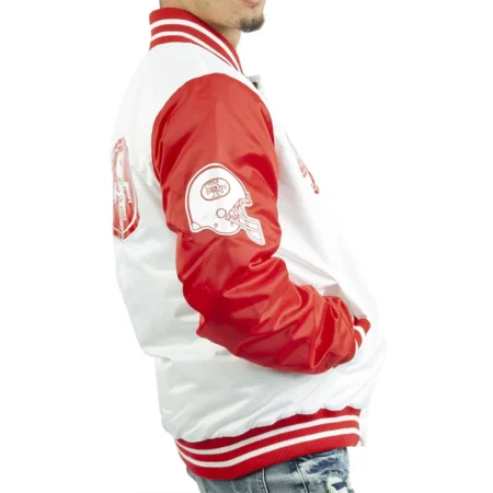 San Francisco 49ers White and Red Jacket