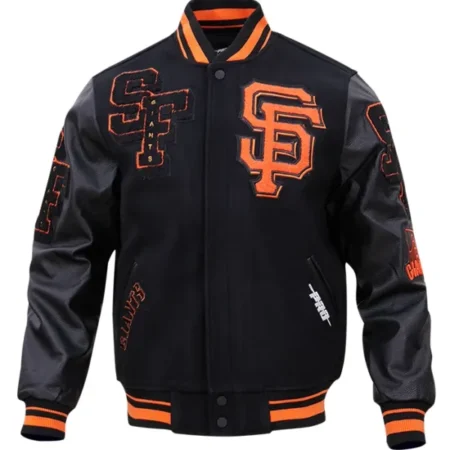 San Francisco Giants Letterman Wool Varsity Jacket
