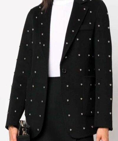 Selena Gomez My Mind Me Crystal Black Blazer