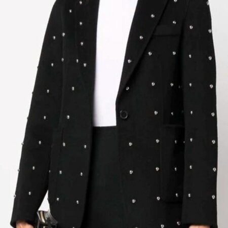 Selena Gomez My Mind Me Crystal Black Blazer