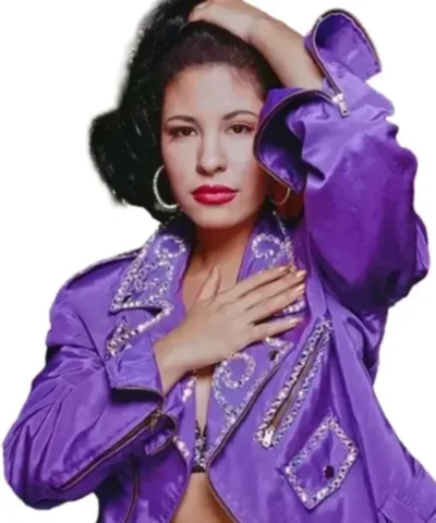 Selena Quintanilla Purple Motorcycle Leather Jacket 510x619 1