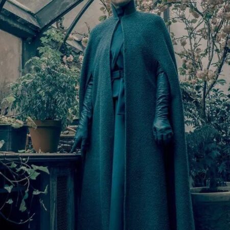 Ser e na Joy Wa ter ford The Hand maid s Tale Grey Coat