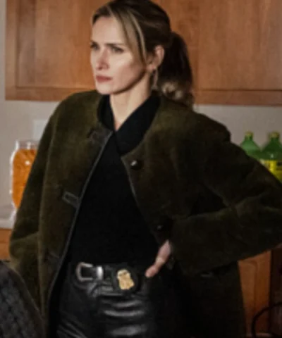 Shantel VanSanten FBI Most Wanted S06 Fur Brown Jacket