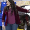 Shifting Gears S01 Kat Dennings Maroon Blazer For Sale