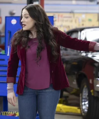 Shifting Gears S01 Kat Dennings Maroon Blazer For Sale
