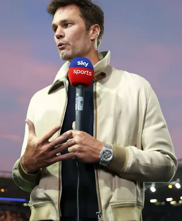 Shop Tom Brady Sky Bet League Bomber Jacket 1
