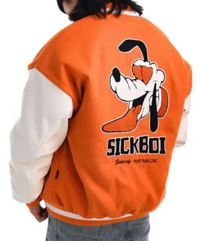 Sickboy D Letterman White and Orange Jackets