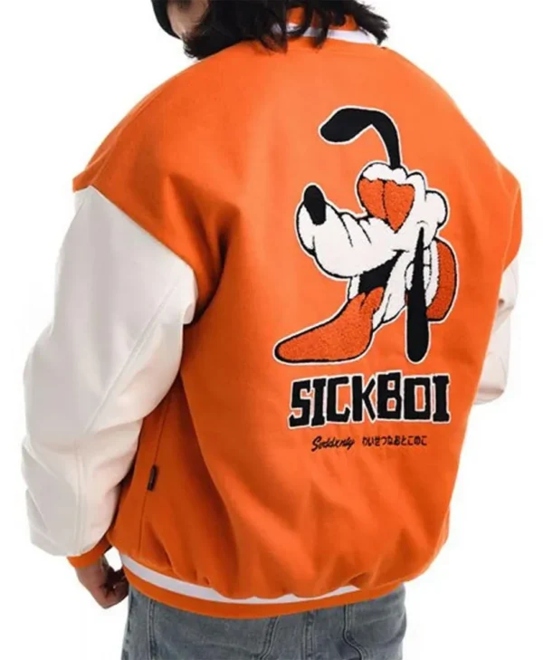 Sickboy D Letterman White and Orange Jackets