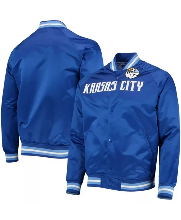 Sporting Kansas City Royal Blue Satin Jacket