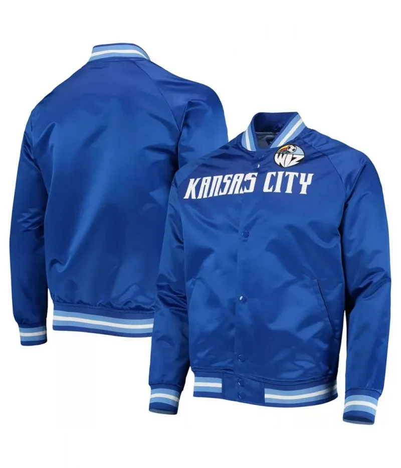 Sporting Kansas City Royal Blue Satin Jacket